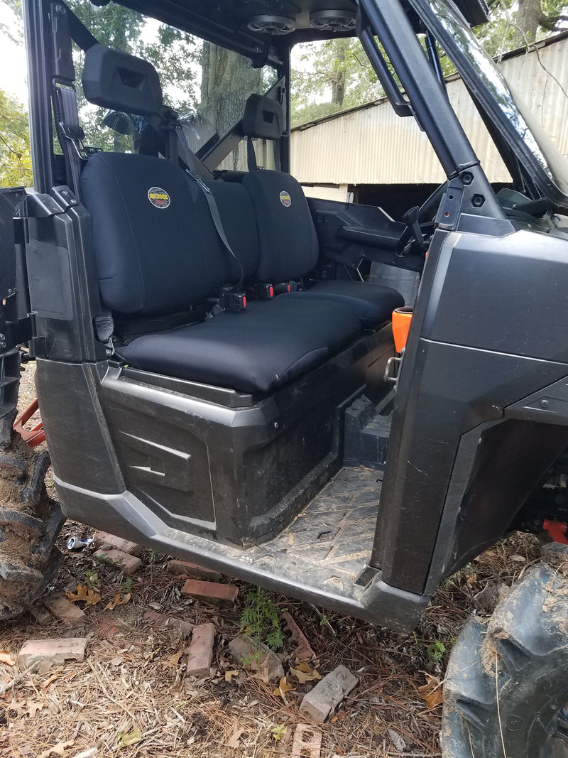 Tim C. with their polaris ranger xp 1000 and mudderswag seat covers