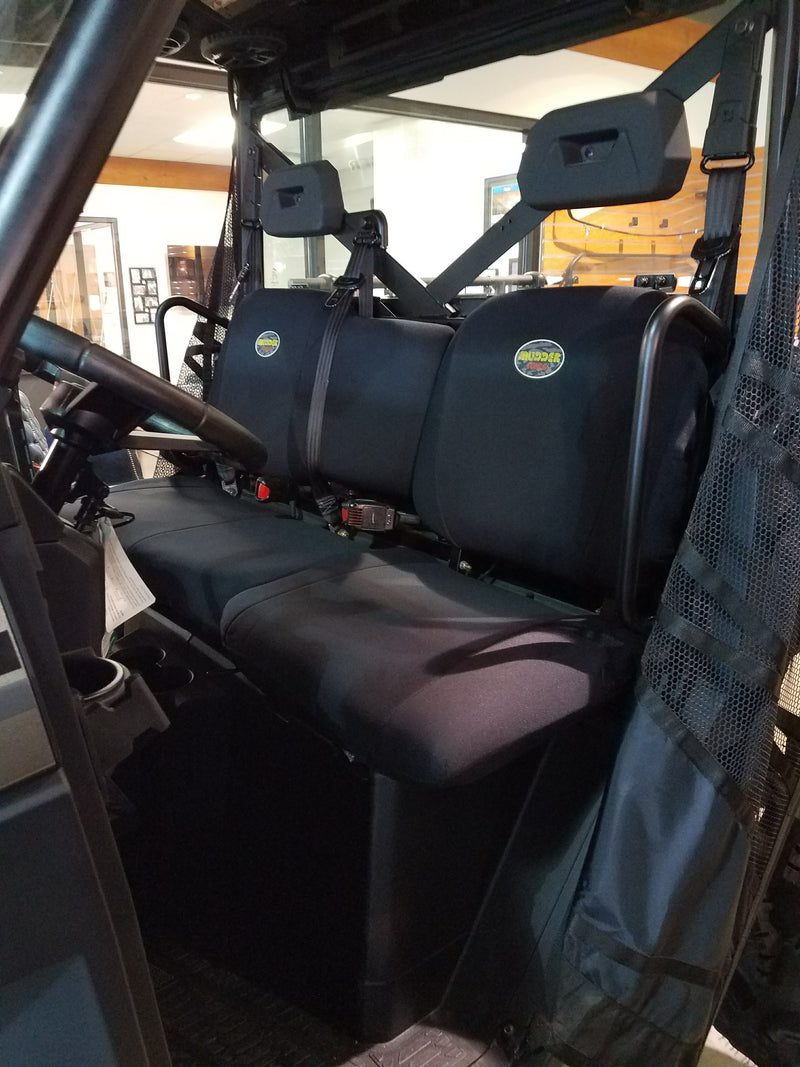 brook s. with their polaris ranger xp 1000 northstar and mudderswag seat covers