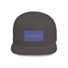 MudderSwag Ice Cold dark-grey snapback hat front view with embroidered brand panel