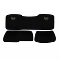 Polaris Ranger 3-piece padded neoprene bench seat cover set with solid backrest and split bottoms