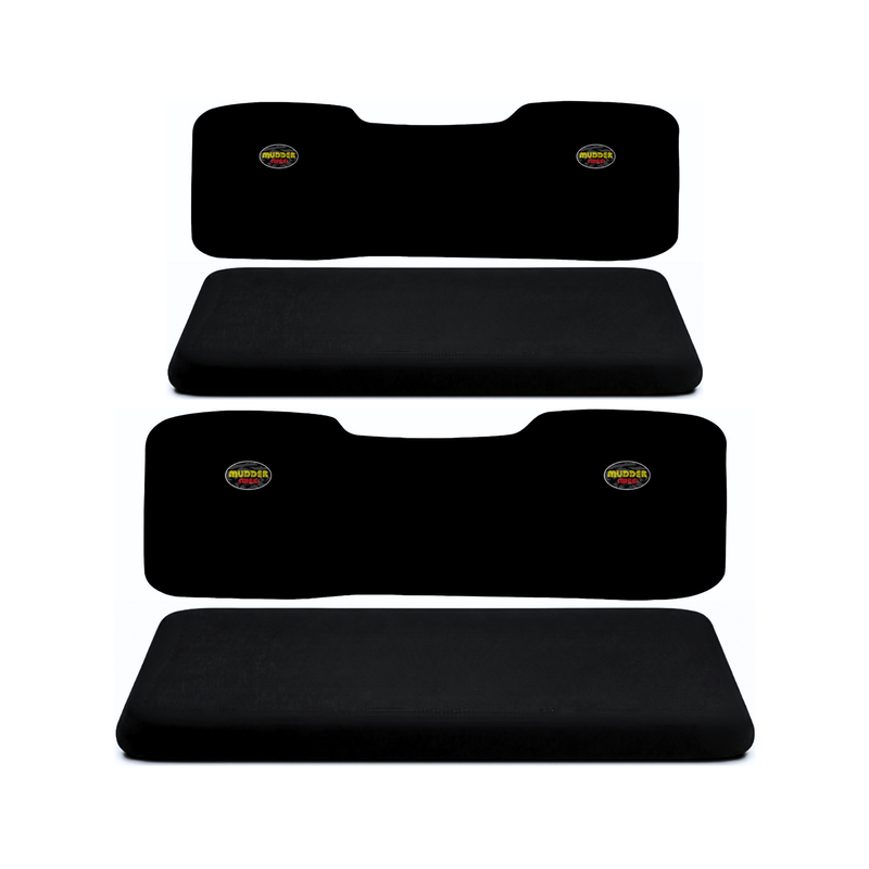 MudderSwag Polaris Ranger Crew Full-Size 4-piece padded neoprene full-bench seat cover set
