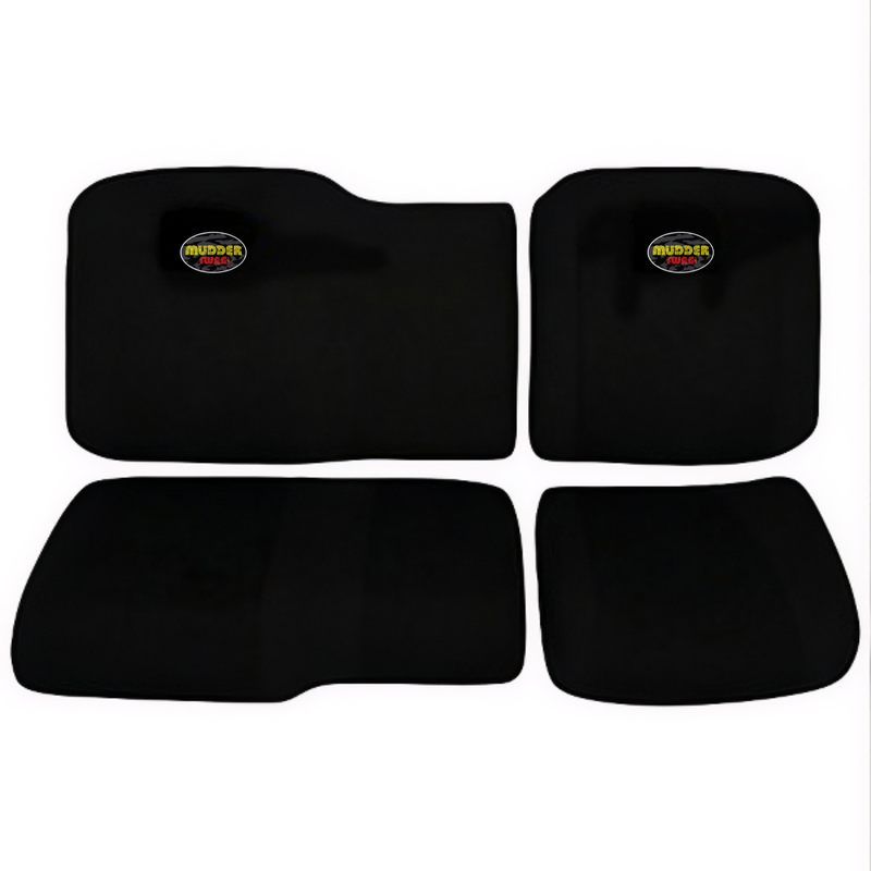 Polaris Ranger XP Kinetic Premium Ultimate 4-piece padded neoprene seat cover set in 60/40 split configuration