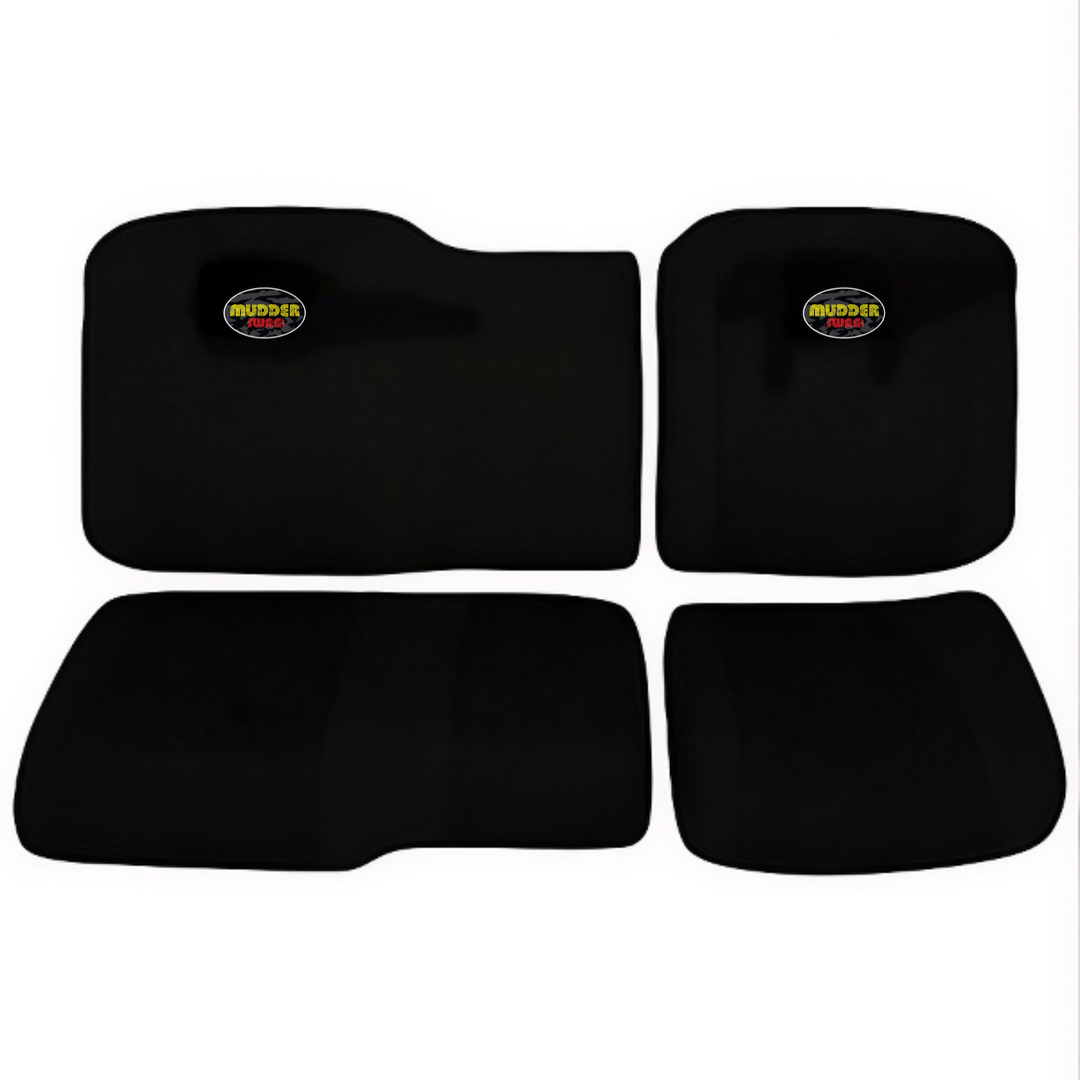 Polaris Ranger XP Kinetic Premium Ultimate 4-piece padded neoprene seat cover set in 60/40 split configuration