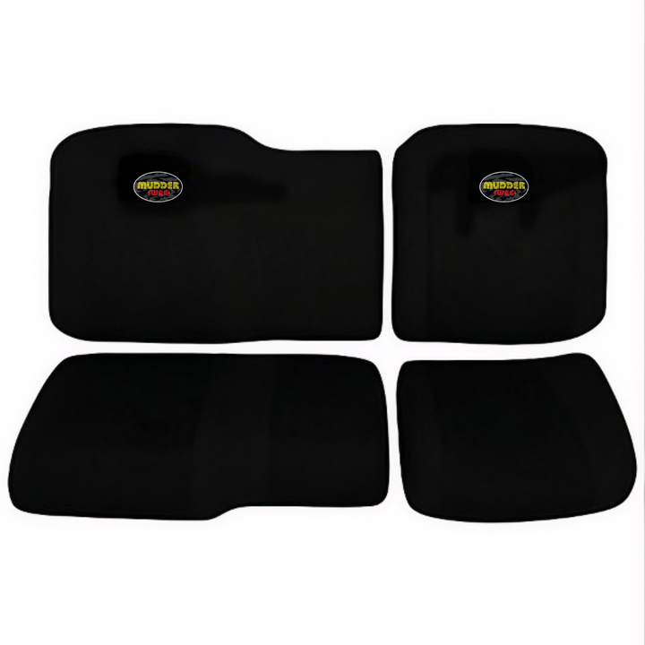 Polaris Ranger XP Kinetic Premium Ultimate 4-piece padded neoprene seat cover set in 60/40 split configuration