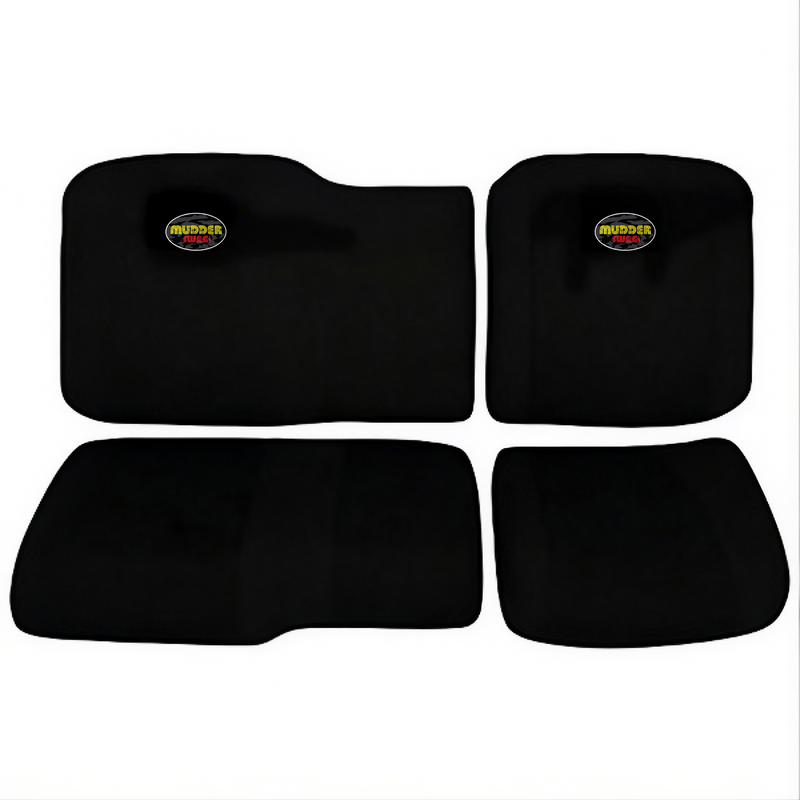 Polaris Ranger XP 1000 4-piece padded neoprene seat cover set in 60/40 split configuration