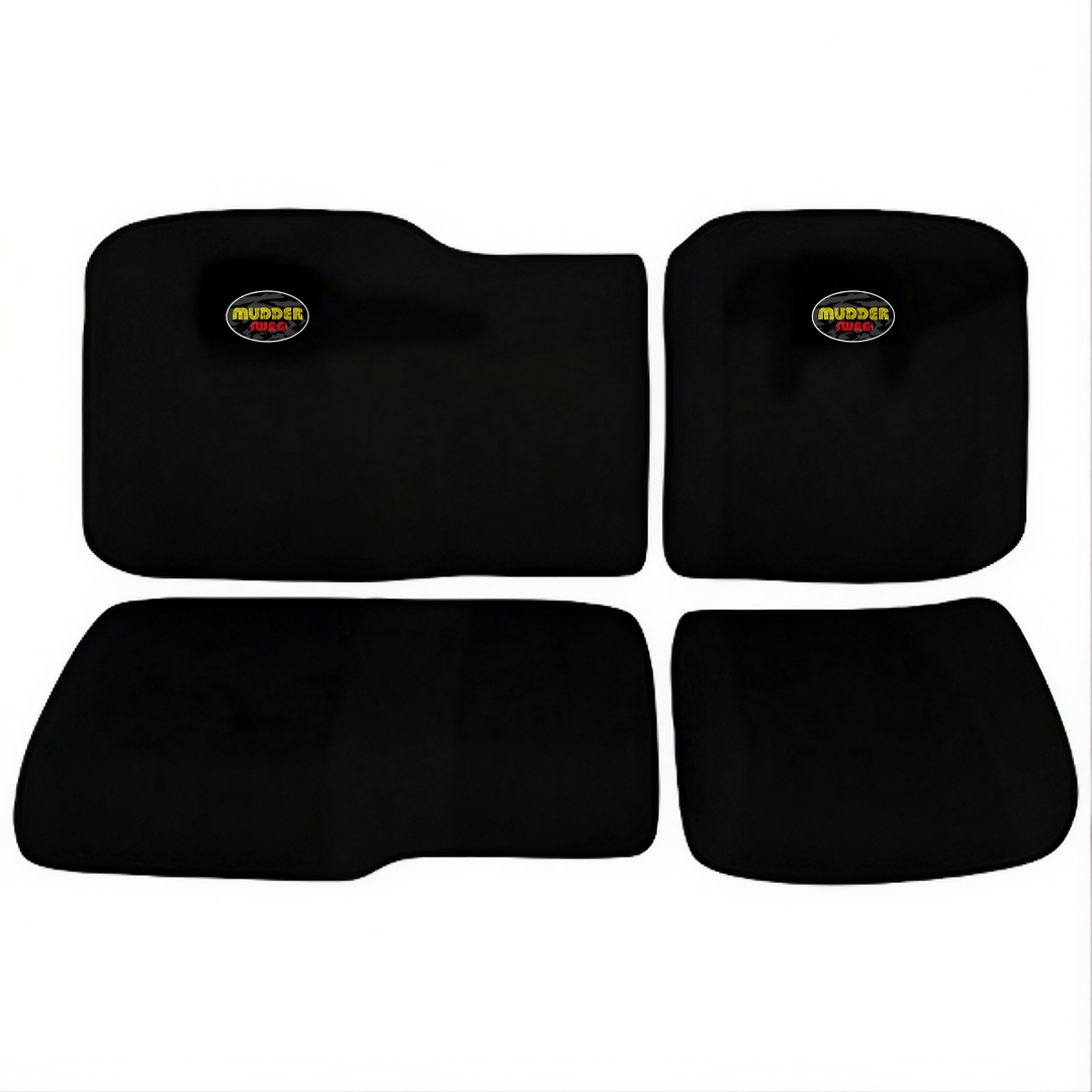 Polaris Ranger XP 1000 4-piece padded neoprene seat cover set in 60/40 split configuration