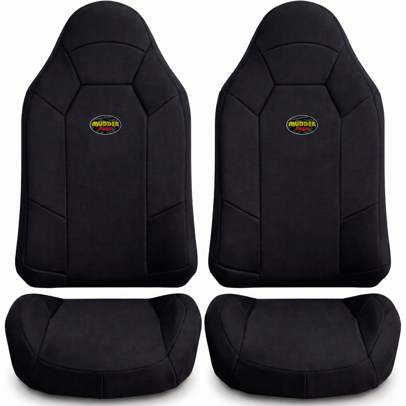 Polaris RZR XP and General 4-piece padded neoprene bucket seat cover set