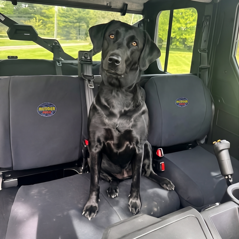 Tony K. with their 2026 Polaris Ranger Northstar Crew fitted with Mudderswag padded neoprene UTV seat covers